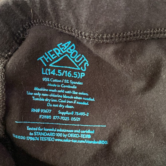 There Abouts Girls Black Leggings - Picture 2 of 2